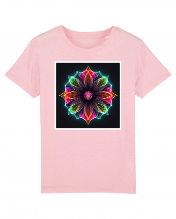 mandala light flower Cotton Pink