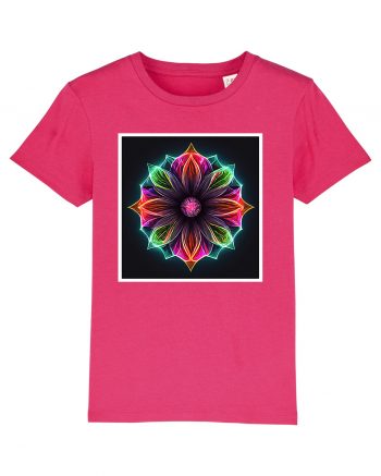 mandala light flower Raspberry