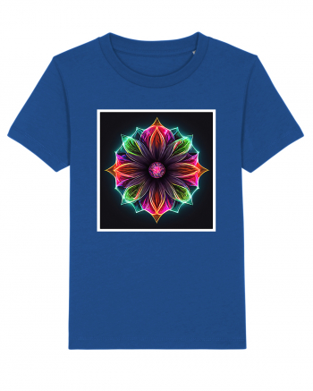 mandala light flower Majorelle Blue