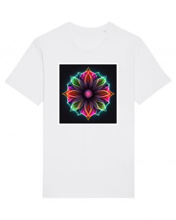 mandala light flower White