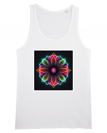 mandala light flower White