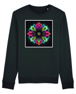 mandala neon light flower Bluză mânecă lungă Unisex Rise