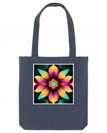 mandala beautiful flower Midnight Blue