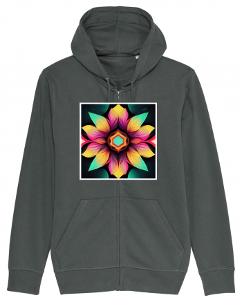 mandala beautiful flower Anthracite