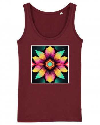 mandala beautiful flower Burgundy