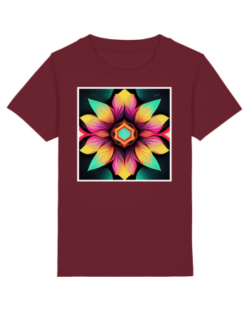 mandala beautiful flower Burgundy