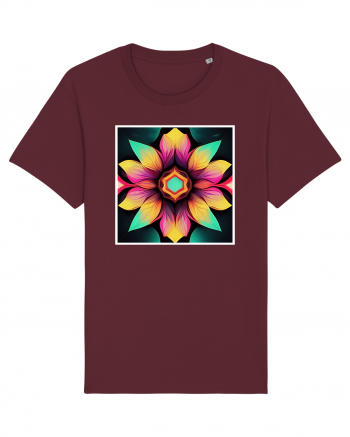 mandala beautiful flower Burgundy