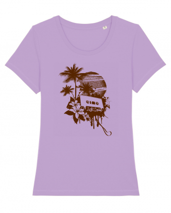 Retro Sunset Tropical Summer Lavender Dawn