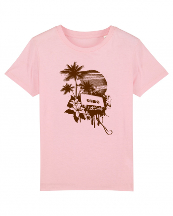 Retro Sunset Tropical Summer Cotton Pink