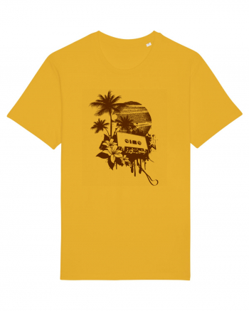 Retro Sunset Tropical Summer Spectra Yellow