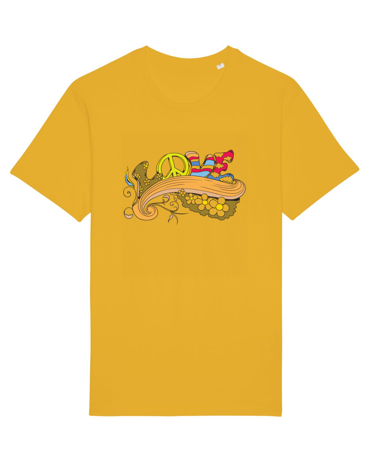 Tricou mânecă scurtă Unisex Rocker Spectra Yellow