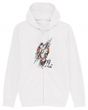 Ninja Flower Art White