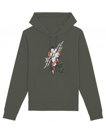 Ninja Flower Art Khaki