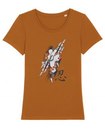 Ninja Flower Art Roasted Orange