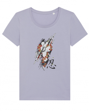Ninja Flower Art Lavender
