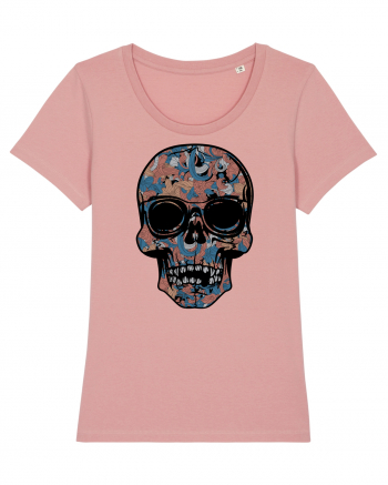 Vintage Flower Skull Canyon Pink