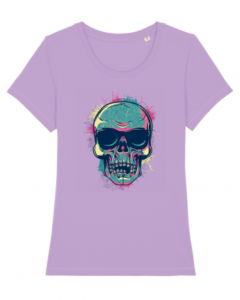 Graffiti Flower Skull Lavender Dawn