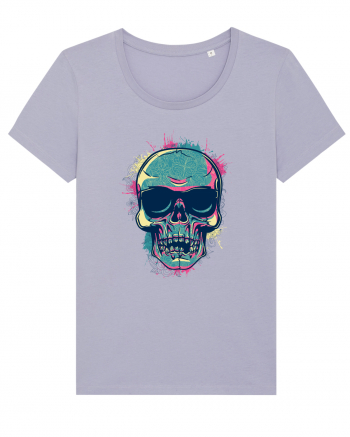 Graffiti Flower Skull Lavender