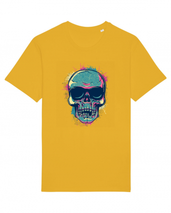 Graffiti Flower Skull Spectra Yellow