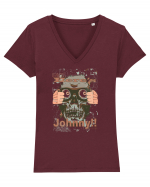 Here's Johnny!! Tricou mânecă scurtă guler V Damă Evoker