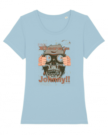 Here's Johnny!! Sky Blue