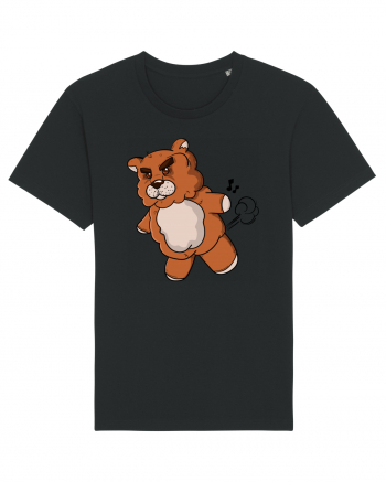 Mad teddy bear Black