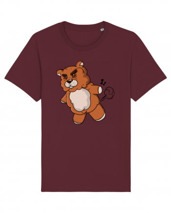 Mad teddy bear Burgundy