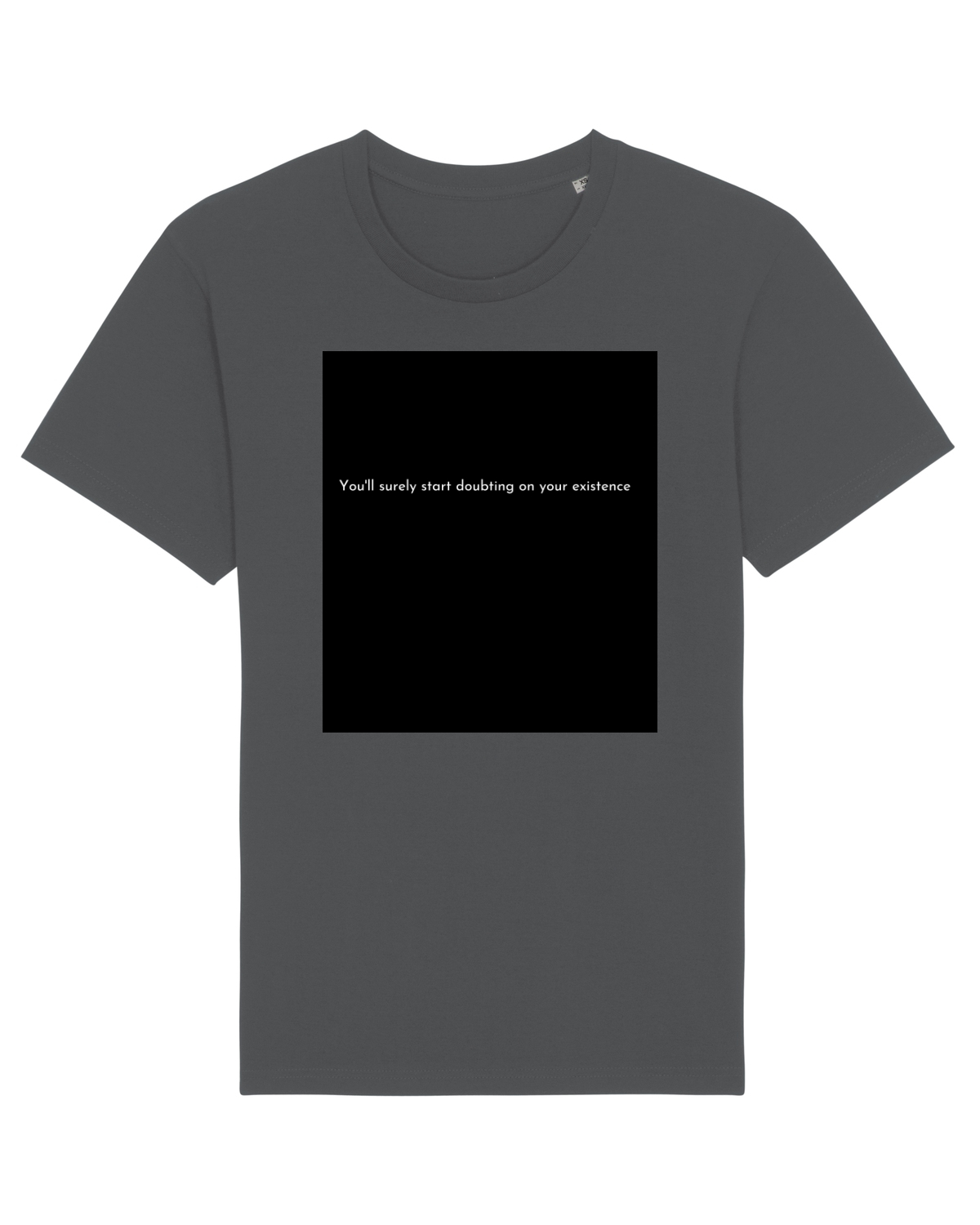 Tricou mânecă scurtă Unisex Rocker Anthracite