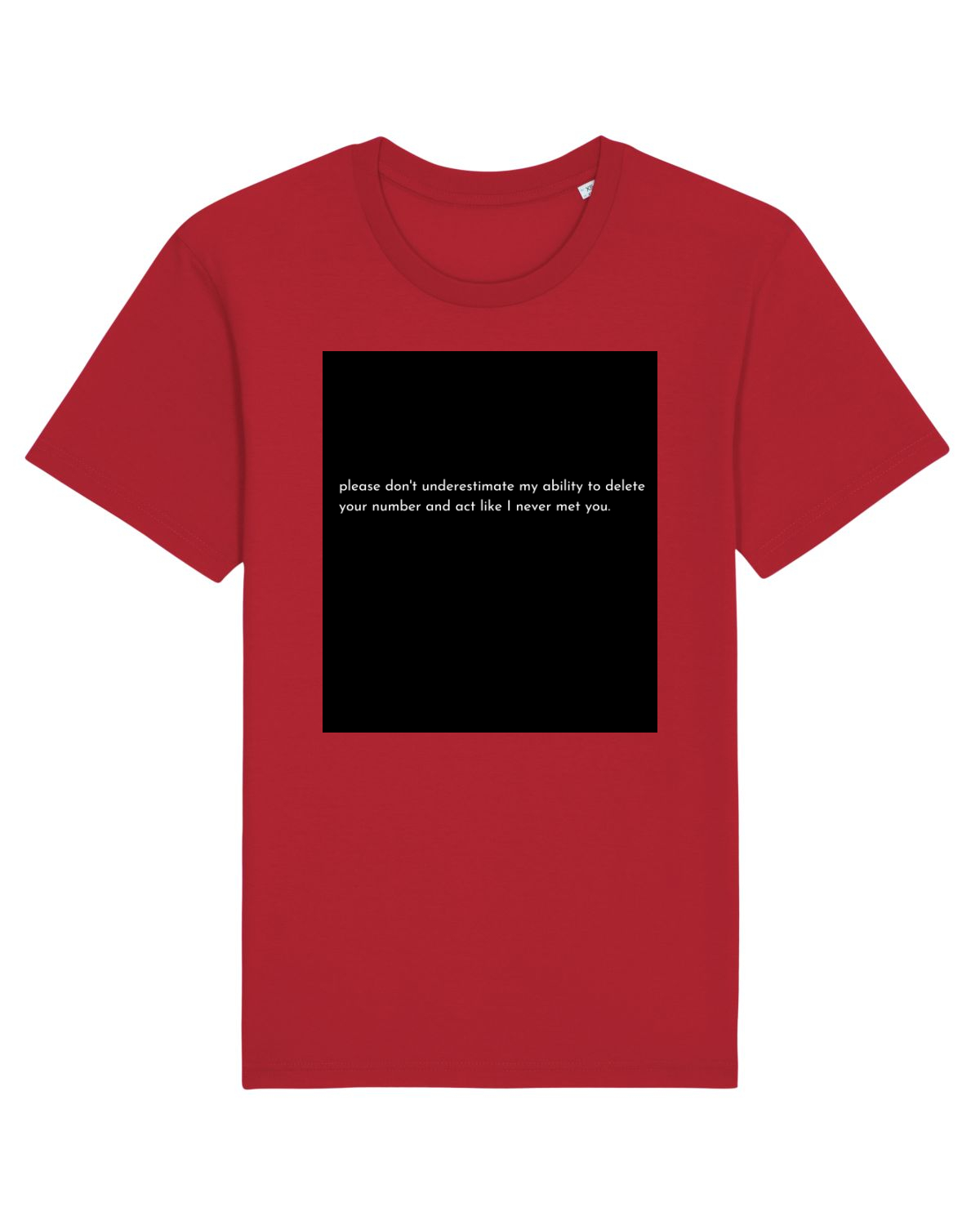 Tricou mânecă scurtă Unisex Rocker Red