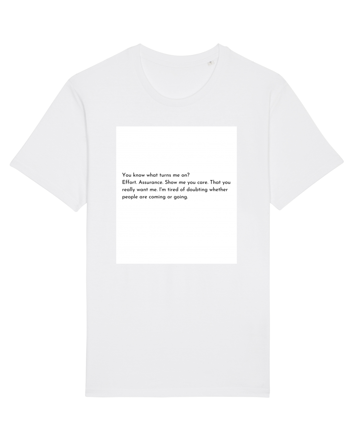 Tricou mânecă scurtă Unisex Rocker White