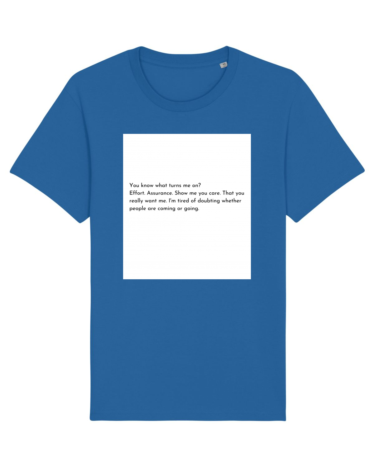 Tricou mânecă scurtă Unisex Rocker Royal Blue
