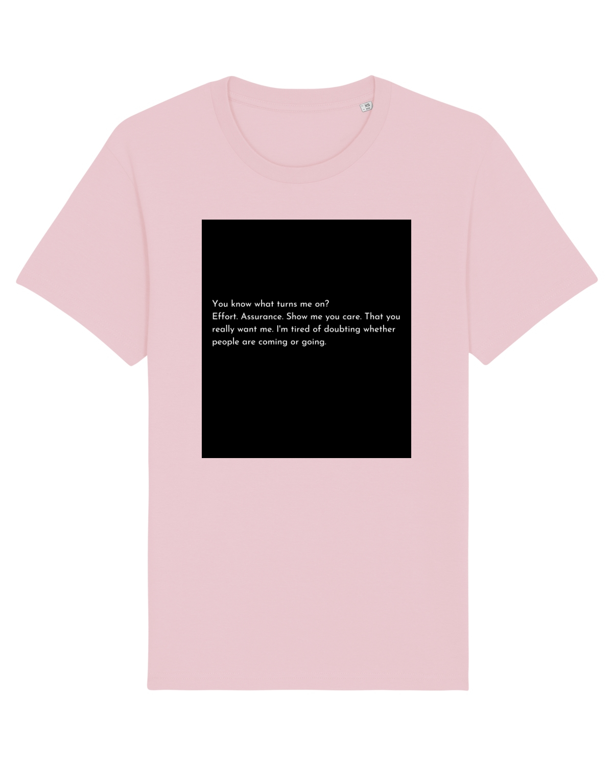 Tricou mânecă scurtă Unisex Rocker Cotton Pink
