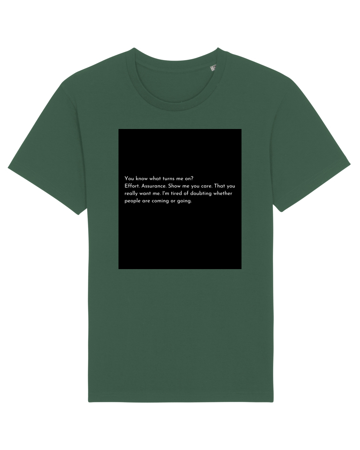 Tricou mânecă scurtă Unisex Rocker Bottle Green