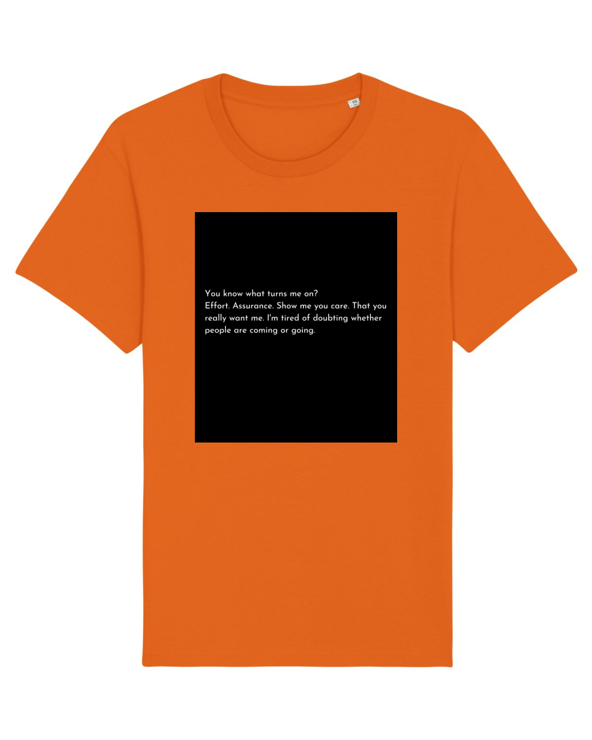 Tricou mânecă scurtă Unisex Rocker Bright Orange