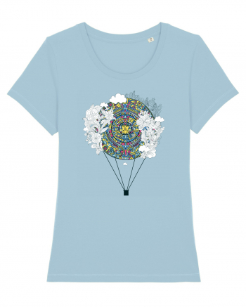 Aztec Calendar Sky Blue