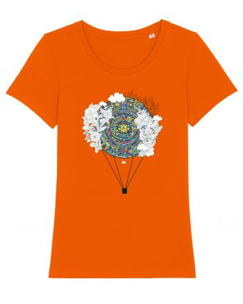 Aztec Calendar Bright Orange