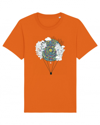 Aztec Calendar Bright Orange