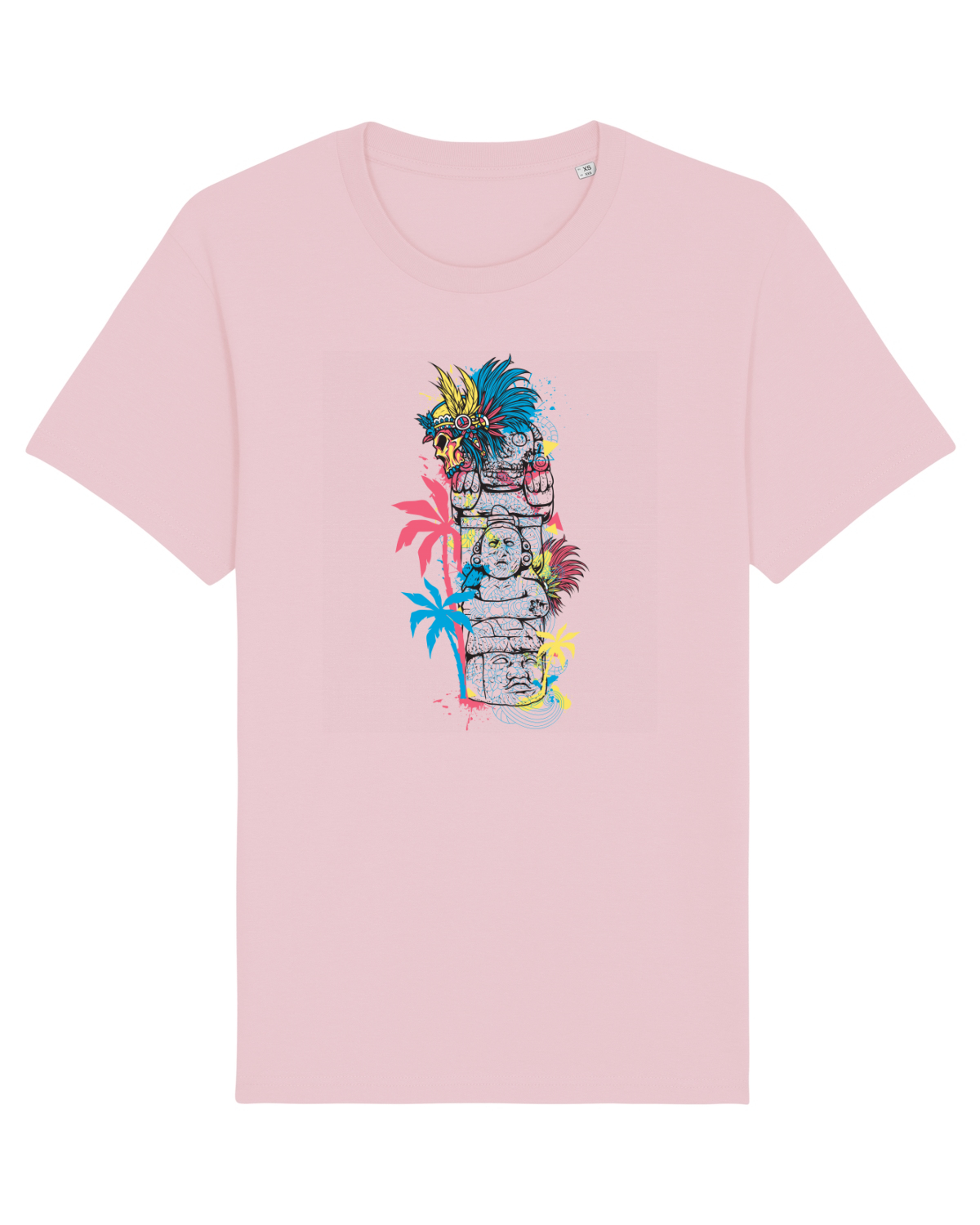 Tricou mânecă scurtă Unisex Rocker Cotton Pink