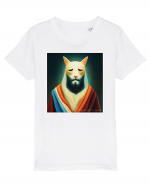 felis catus deus Tricou mânecă scurtă  Copii Mini Creator