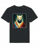 felis catus deus Tricou mânecă scurtă Unisex Rocker