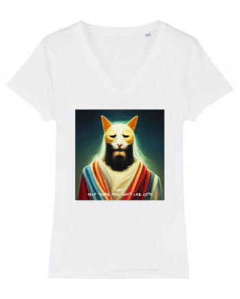 cats lover White