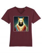 cats lover Tricou mânecă scurtă guler V Bărbat Presenter