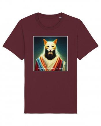 cats lover Burgundy