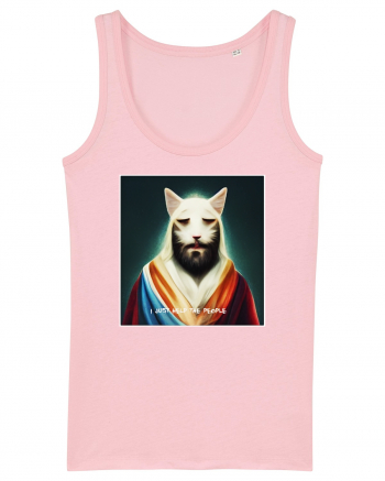 cats gods help Cotton Pink