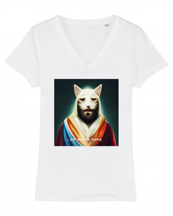 cats gods help White