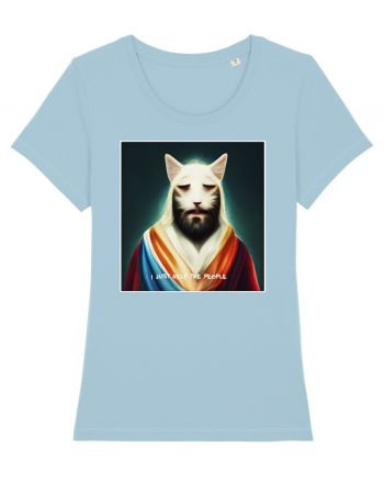 cats gods help Sky Blue