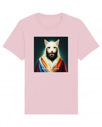 cats gods help Cotton Pink