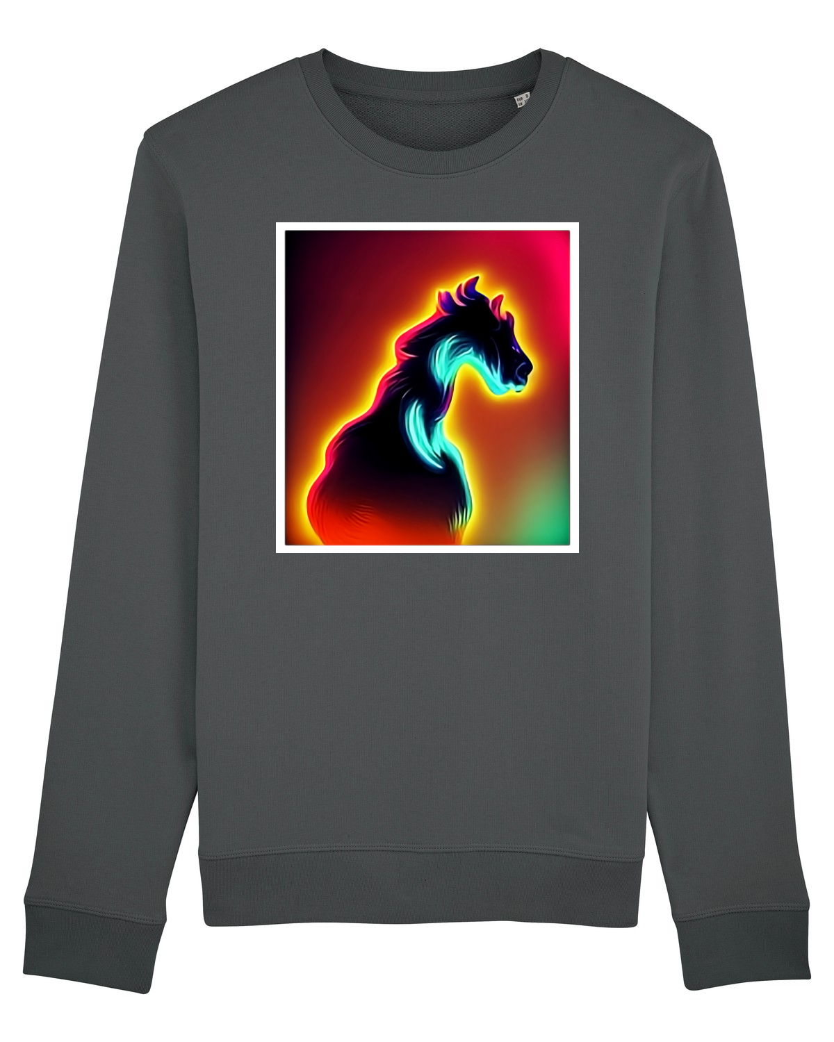Bluză mânecă lungă Unisex Rise Anthracite