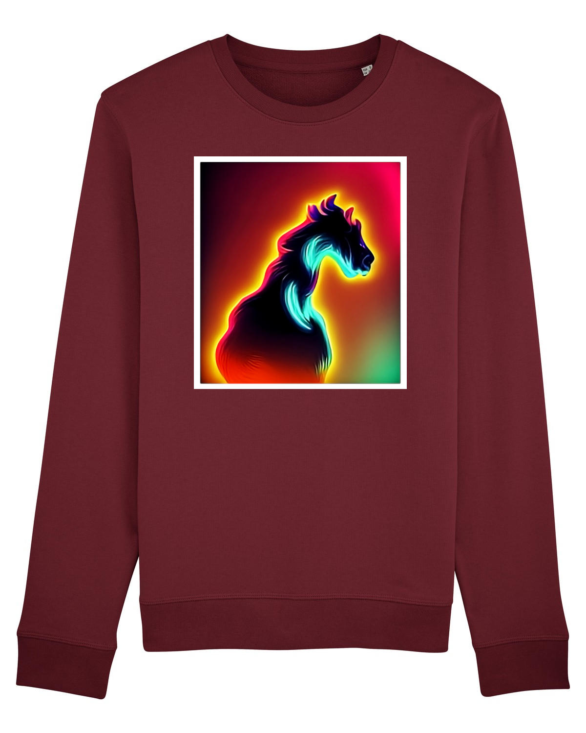 Bluză mânecă lungă Unisex Rise Burgundy