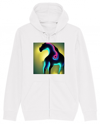 abstract horse White